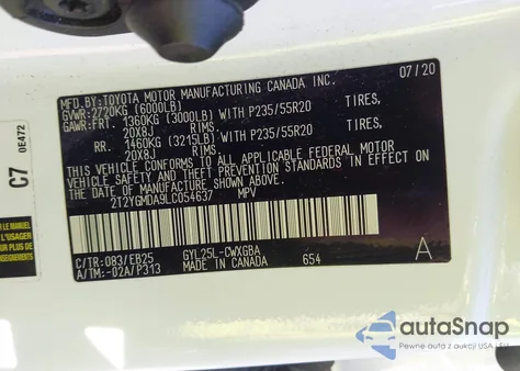 2020 Lexus Rx 450H F Sport Performance from USA, damaged, VIN 2T2YGMDA9LC054637